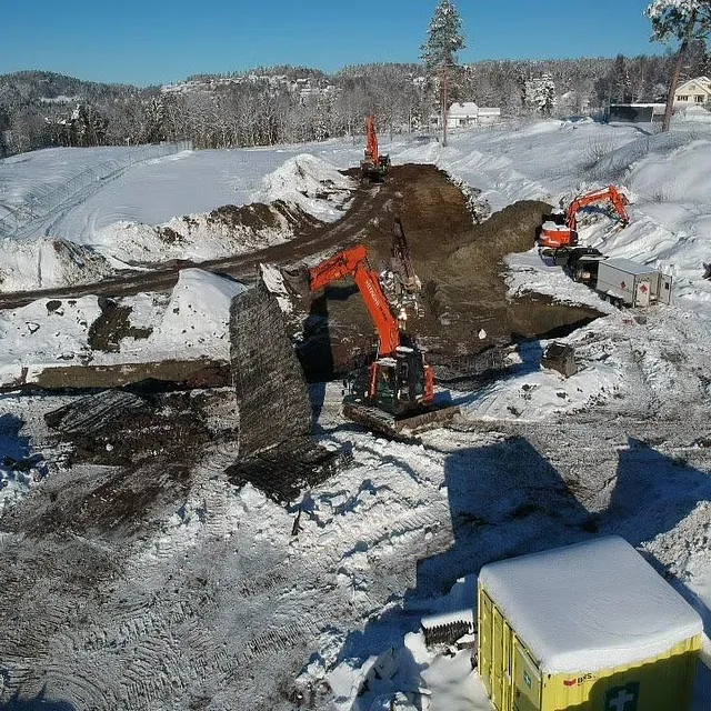 Solenga boligfelt Vei og VA