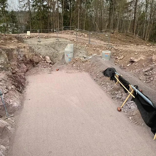 Solenga boligfelt Vei og VA