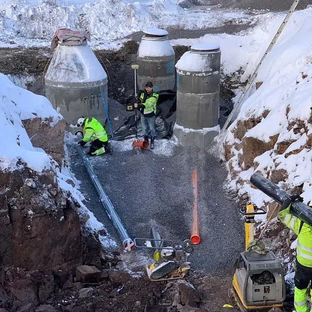 Solenga boligfelt Vei og VA