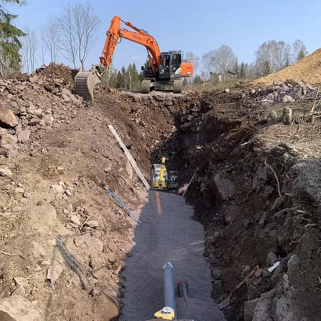 Solenga boligfelt Vei og VA